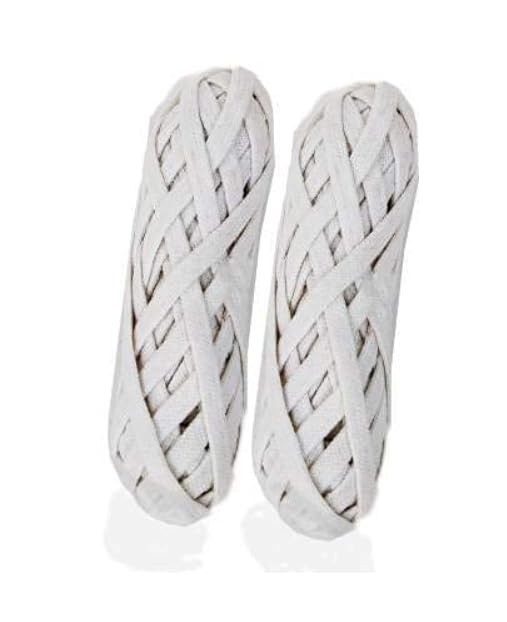 AARNASHOPPE Cotton Nada Flat Dori String for Salwar Pyjamas Waist Band Drawstring Bundle Roll for Ethnic Indian Dresses White 60 Meter(3 Rolls of 20METER Each)  - Image 3
