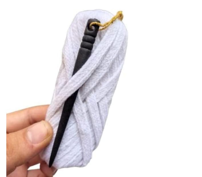 AARNASHOPPE Cotton Nada Flat Dori String for Salwar Pyjamas Waist Band Drawstring Bundle Roll for Ethnic Indian Dresses White 60 Meter(3 Rolls of 20METER Each)  - Image 2