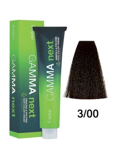 Erayba Gamma  Next colr cream Permanent  free ammonia Dark chestnut 100ml  3/00  - Image 1