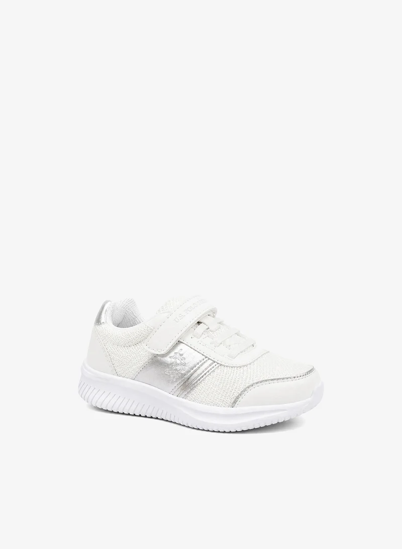 يو اس بولو اسن U.S. Polo Assn. Kids Casual Sneakers | Lightweight Breathable Walking Shoes with Hook & Loop Closure | Comfortable School & Everyday Sports Shoes for Boys & Girls