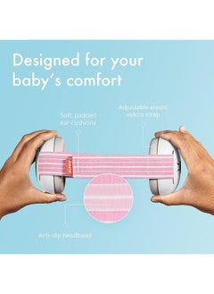 Alpine Muffy Baby Hearing Protection Earmuffs For Babies And Toddlers Up To 36 Months - Pink  - Image 3