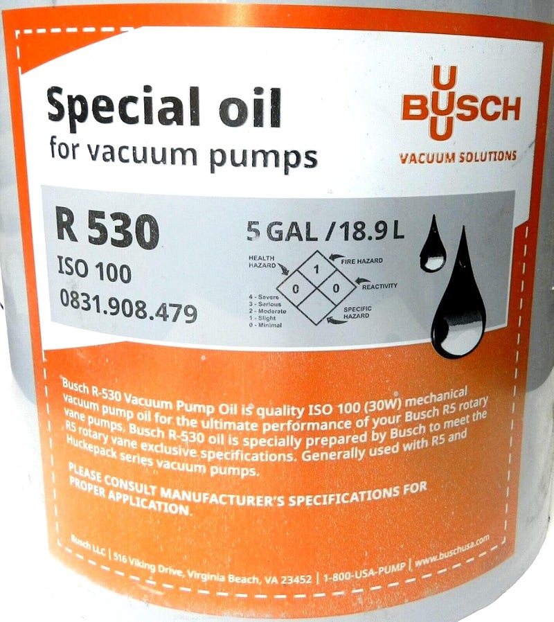 JTS زيت مضخة الفراغ JTS Busch R-530 1 كوارت VM 100 - Image 5