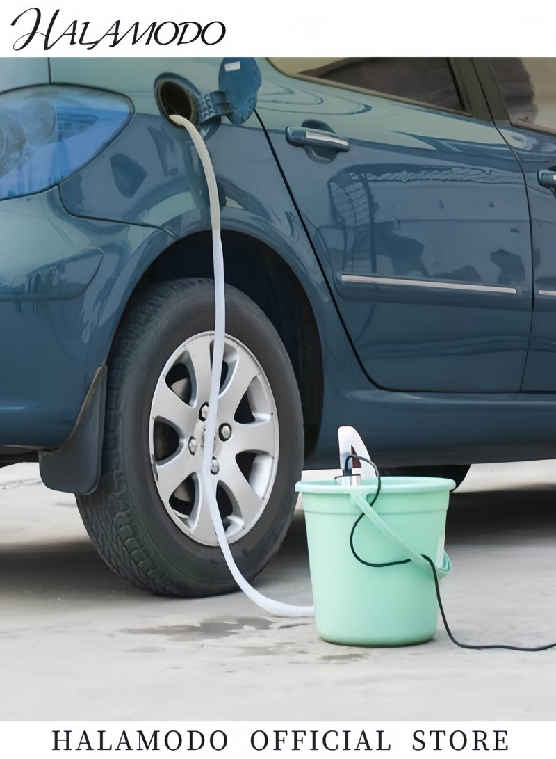 HALAMODO Electric Stainless Steel Submersible Pump Multifunctional Electric Oil Pump Diesel Fuel Transfer Pump with Filter Submersible Water Pump for Automotive & Farm & Marina Use - Image 5