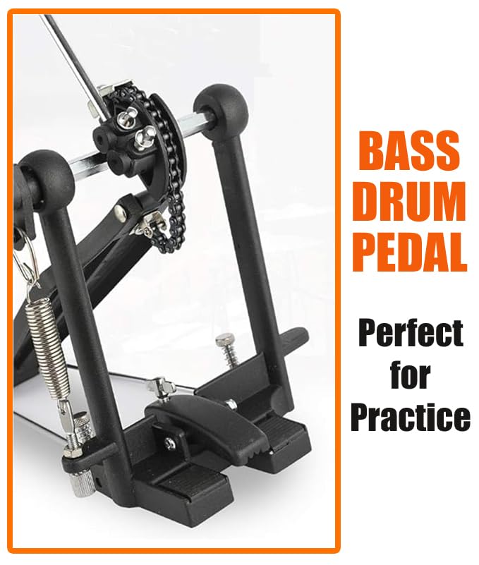 Softline Pro SP-DPPK-Kit 12" & 10 Corners Dumbed Drum Practice Pad Kit, Double Side with Stand & Bag (SP DPPRK-5PC) - Image 4