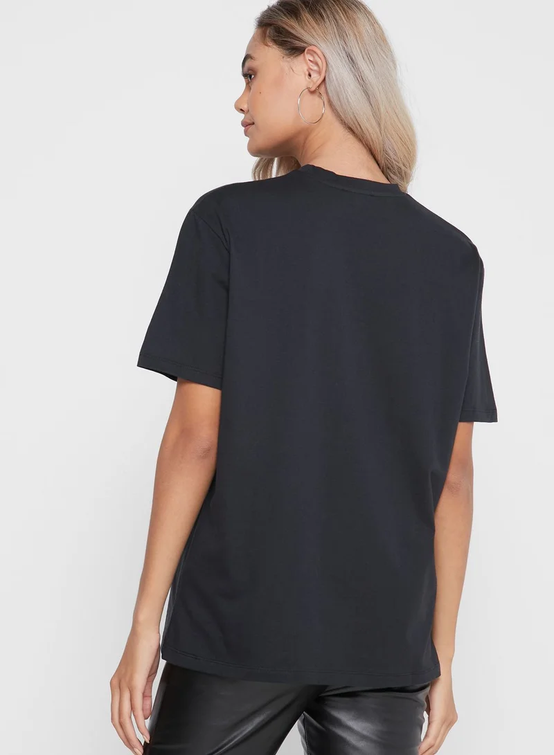 Ginger Oversized Slogan T-Shirt