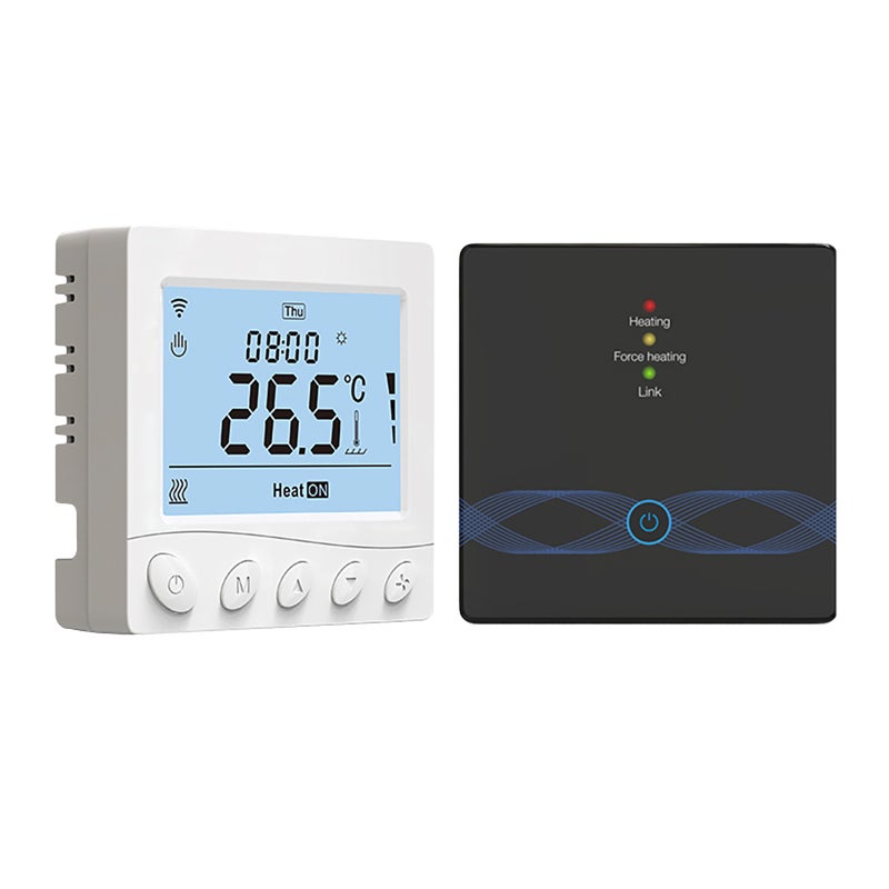 WIFI Smart Boiler Thermostat with Receiver 3.2Inch LCD Display Intelligent Thermostat with Application & Voice Control Digital Programmable Thermostat - Image 1