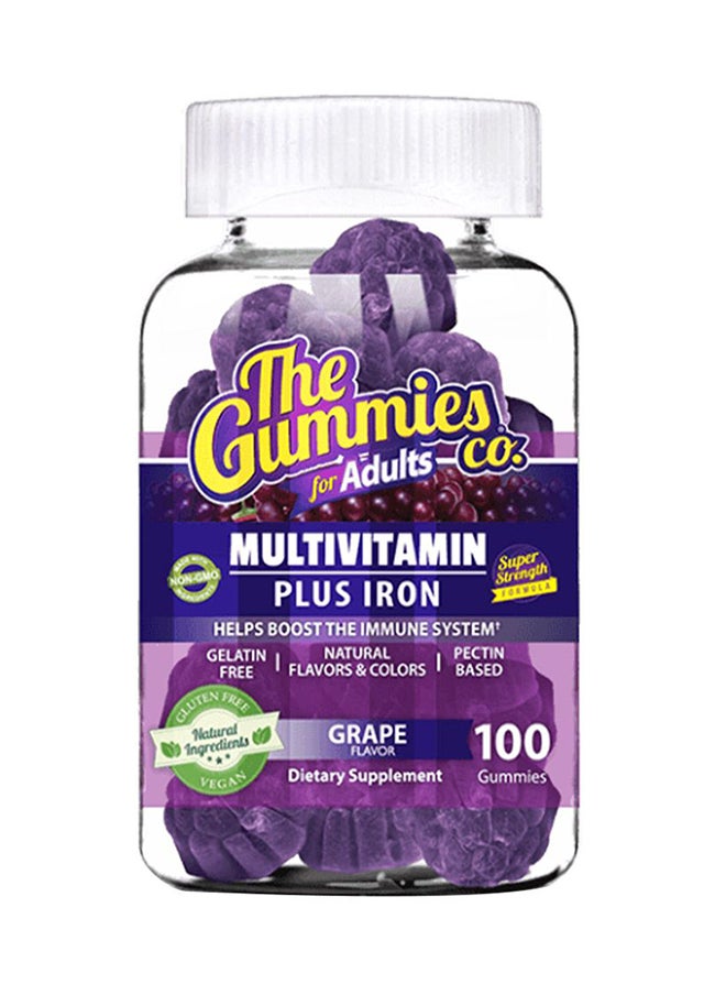 The Gummies Co The Gummies Co. For Adults Multivitamin Plus Iron, 100 Gummies  - Image 1