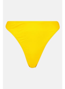 Missguided Women Plain Pull On Panty, Yellow  - Image 1