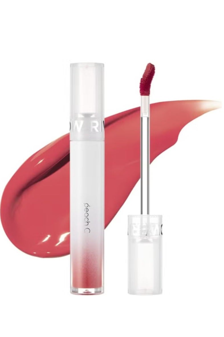 peach bands Korean River Glow Lip Tint in Breeze Fig 04 + Let's Grape 03 + Cherry Peach C 01 - Image 2