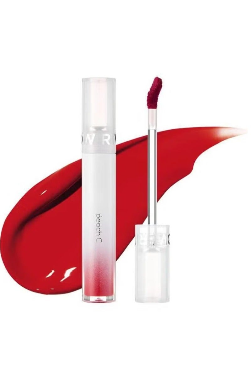 peach bands Korean River Glow Lip Tint in Breeze Fig 04 + Let's Grape 03 + Cherry Peach C 01 - Image 3