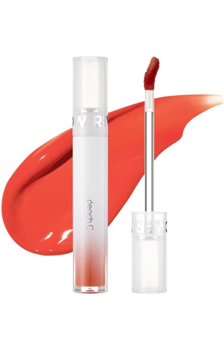 peach bands Korean River Glow Lip Tint in Breeze Fig 04 + Let's Grape 03 + Cherry Peach C 01 - Image 4