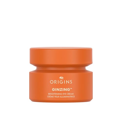 Origins GinZing Brightening Eye Cream  Visibly Reduces Dark Circles Instantly  Over Time  With Vitamin C  Niacinamide Cool 05 Fl Oz