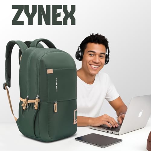 Skybags Zynex 01 30L Laptop Backpack (Dark Olive) - Image 2