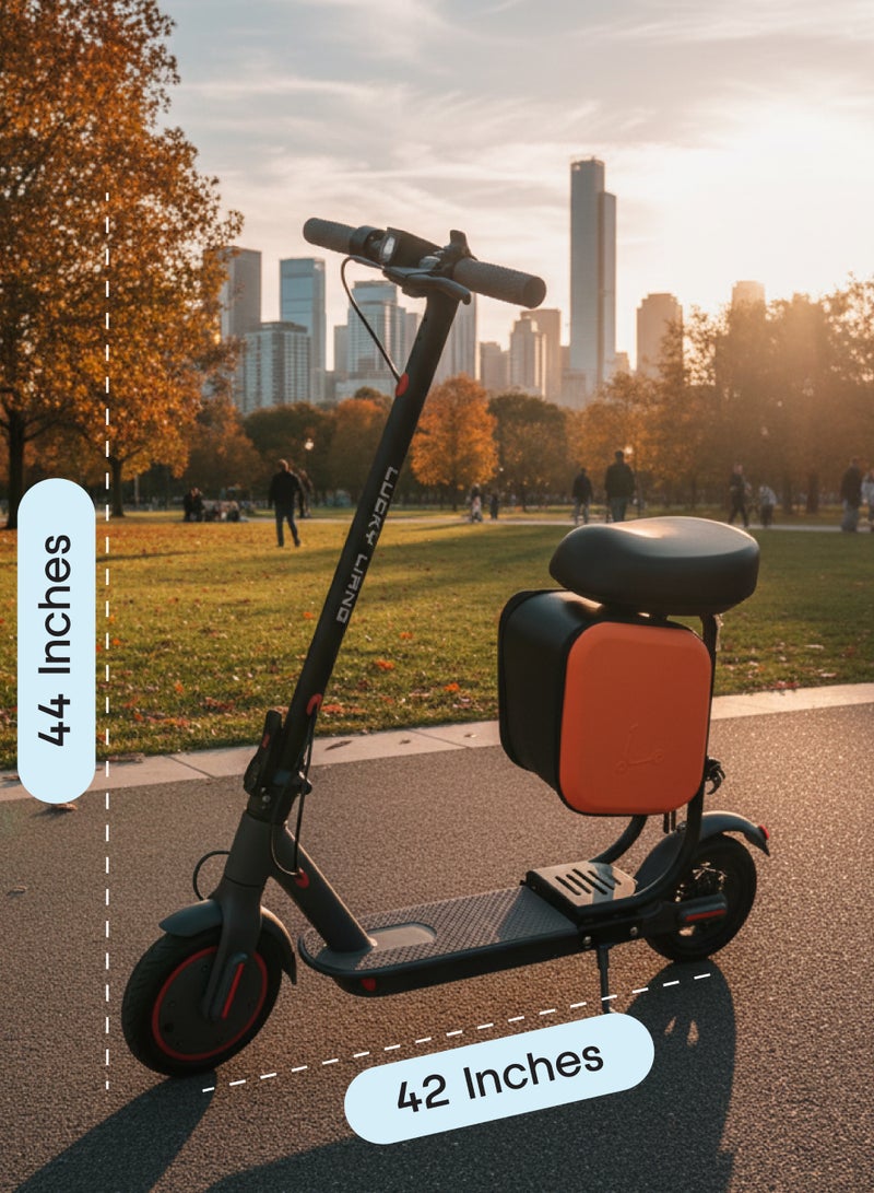 Lucky Liang L11 Plus Electric Scooter with Seat, 350W Motor, 36V 7.8Ah Battery, 25Km Range, Foldable E-Scooter, Comfortable & Lightweight Aluminium Frame - Image 5