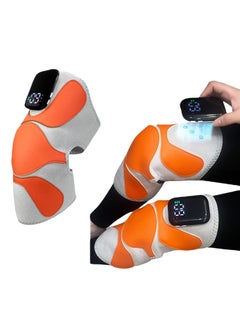 Red Light Therapy and Vibration Massage Knee Brace Wireless Rechargeable Controller Red Light Therapy Heated Device for Knee Joint Pain Relief Faster Recovery(Includes One Piece Only)