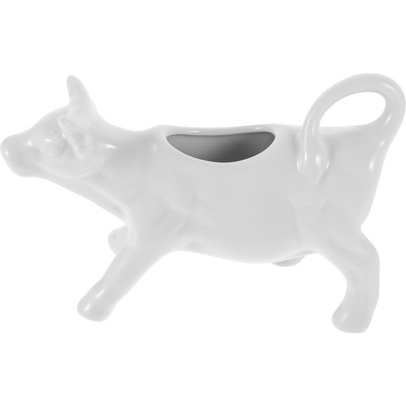 Ceramic Cream Jug Animal Gravy Boat Sauce Pitcher Creamer Coffee Syrup Jug for Restaurant - Image 3