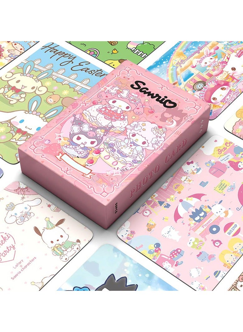 50-Piece Sanrio Laser Photo Cards - Image 1