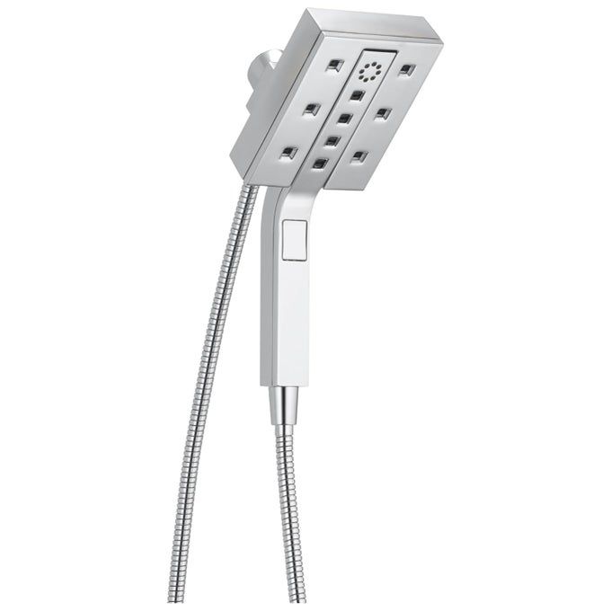 FAUCET 4SPRAY SETTING IN2ITION 2IN1 SHOWERHEAD WITH HANDSHOWER I OVERHEAD AND HANDHELD SHOWER I H2OKINETIC SHOWER HEAD FOR BATHROOM WITH HOSE I 10 YEAR WARRANTY I LUMICOAT CHROME 58473PR