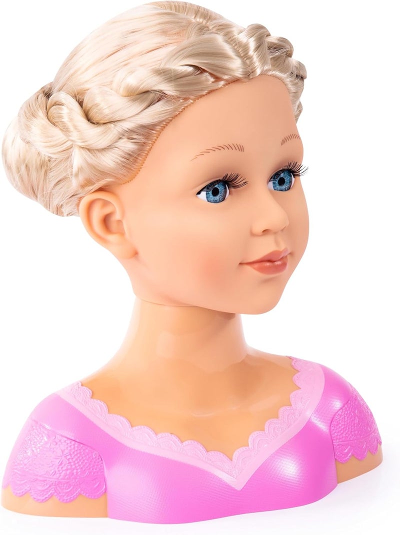 Bayer Design Charlene Super Model Blonde Styling Head with Makeup - Image 4