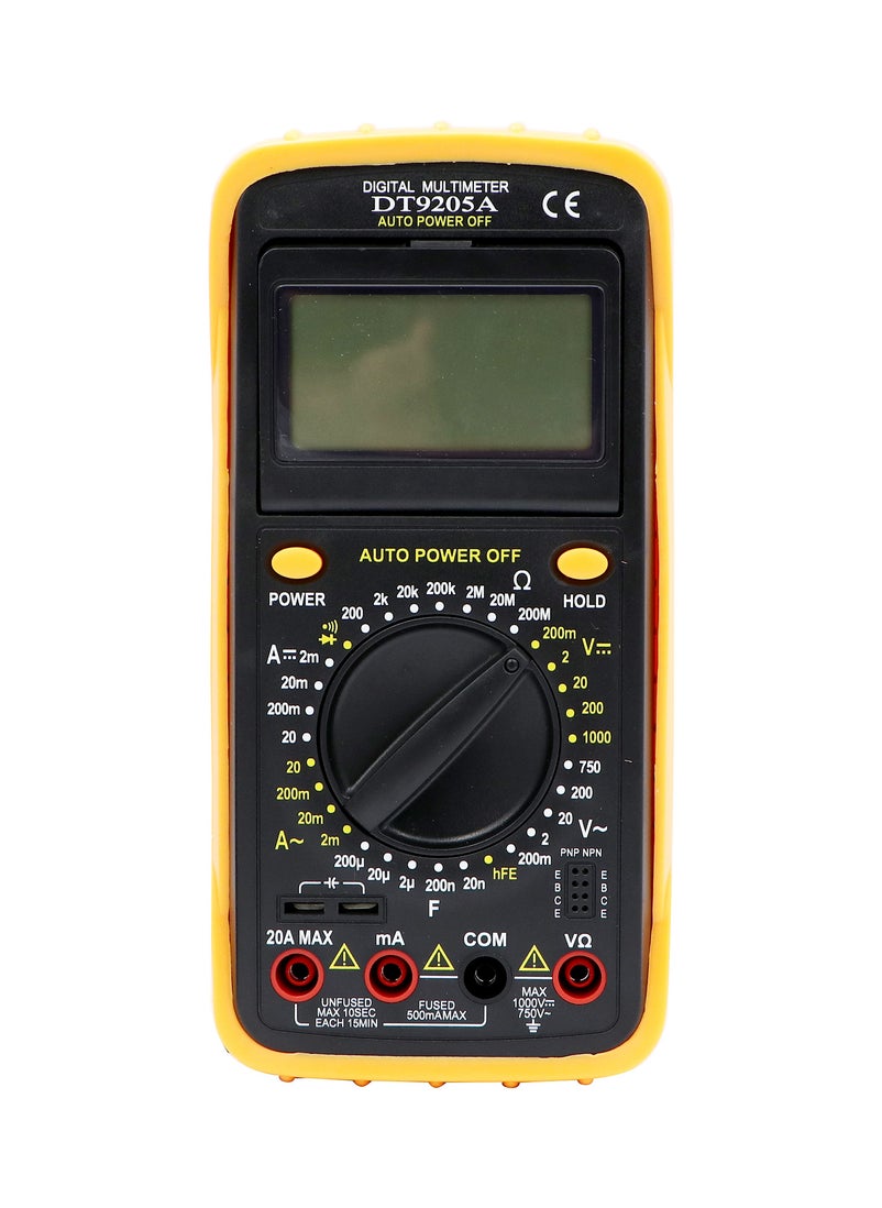 Generic Digital Multimeter - Black/Yellow  - Image 1