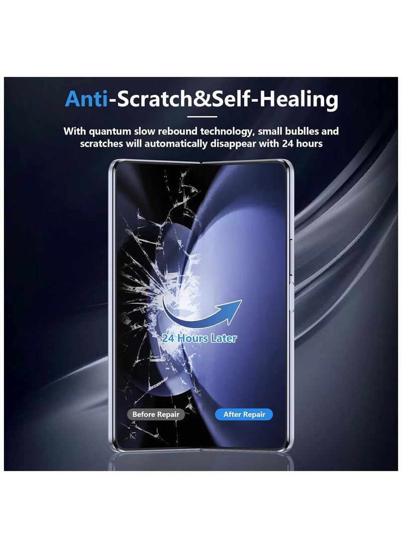 SYOSI Screen Protector [1SET] for Samsung Galaxy Z Fold 6, Galaxy Fold 6 HD Clear TPU Soft Film [Full Coverage][Fingerprint Recognition][touch-sensitive], TPU Film [Not Glass] Screen Protector for Z Fold 6 - Image 4