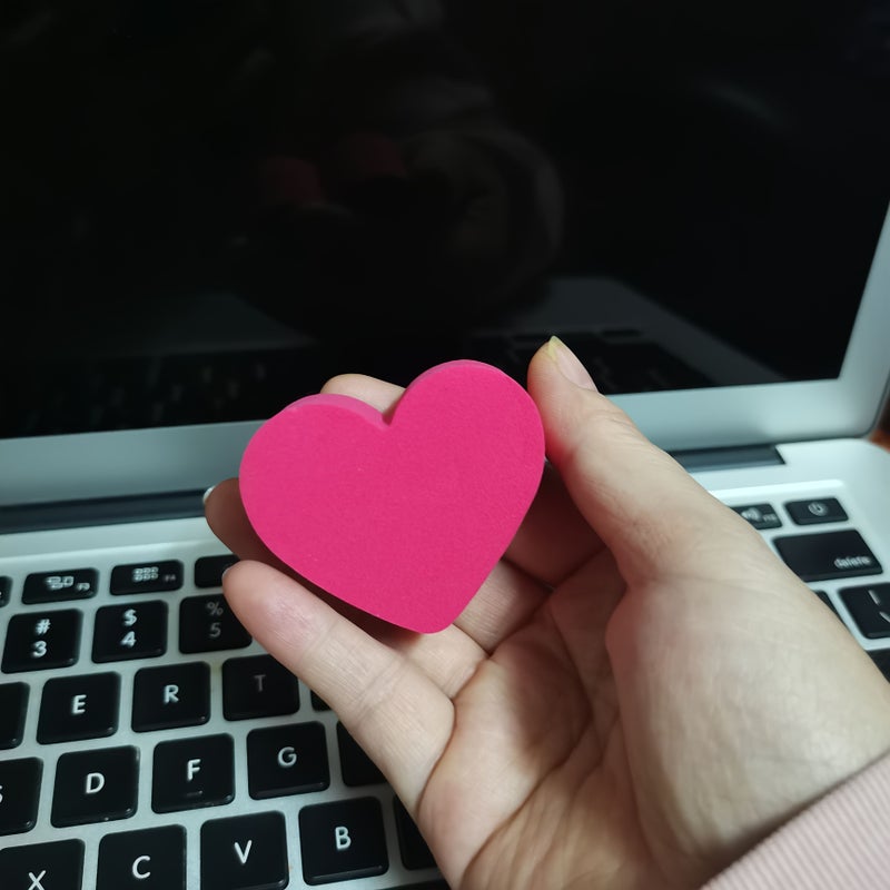 حزمتان من الحواجز العازلة للصوت على شكل قلب بحبيبات توسيد لاصقة لديكور الجدران والأبواب والخزائن - Image 4