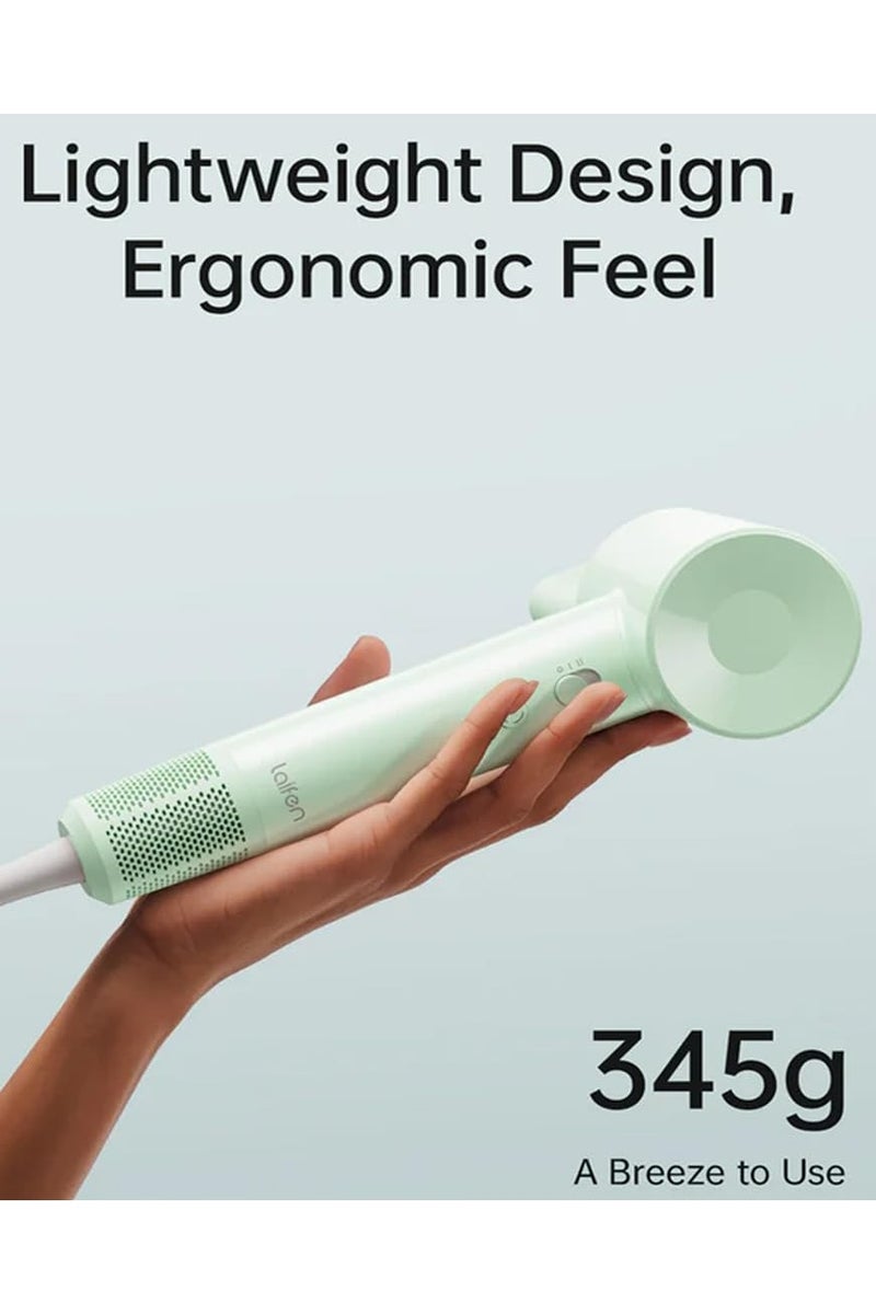 Laifen SE Lite Ionic Hair Dryer –Mint Green– Fast Drying Blow Dryer with 105,000 RPM Powerful Brushless Motor, Thermo-Control Technology, Low Noise, Lightweight & Compact – Best-Seller Worldwide, #1 International - Image 3