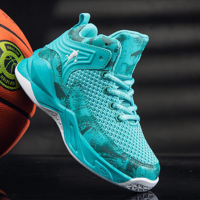 Children'S Sports Shoes 2025 Spring New Mesh Breathable Training Medium And Large Kidsren'S Casual Shoes Boys Basketball Shoes - Image 2
