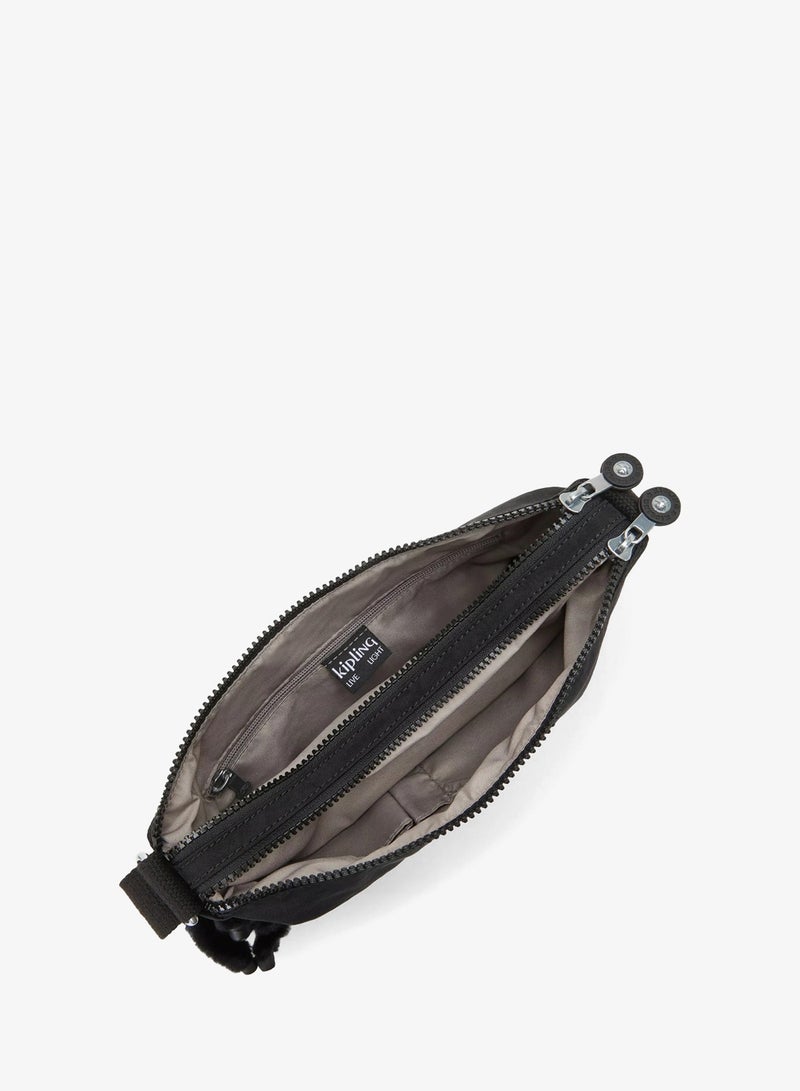 kipling Alvar Medium Female Crossbody - Black Noir - Image 4