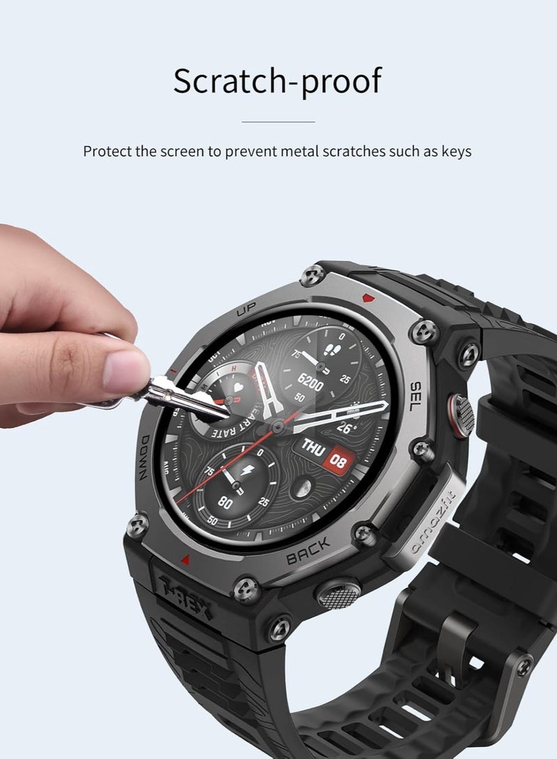 FITME 3pcs - Screen Protector 3D Compatible with Amazfit T-rex 3  - Image 3