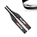 Qurbuns 2 PCS Car Rearview Mirror AntiCollision Strip 512 x 059 Carbon Fiber Rearview Mirror Protective Film AntiScratch Rear View Mirror Protector Universal for Most Cars Black - Image 2