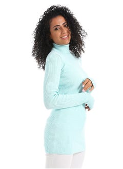 Caesar Womens High Neck Wool Shirt  - Image 2
