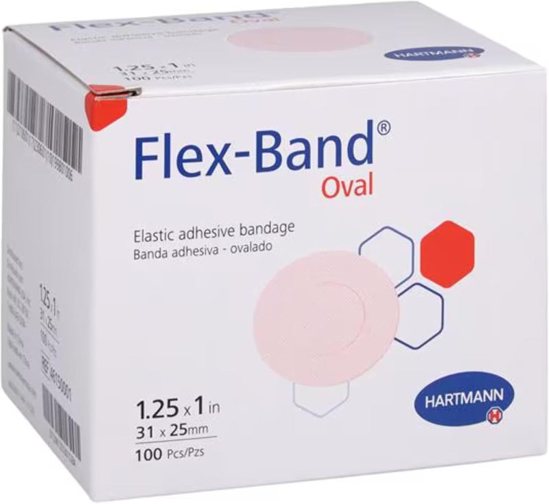 Hartmann Flex-Band Oval Adhesive Bandages - Pack of 100 - Image 1