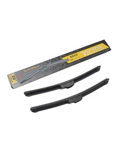 Victor Victor Pack of 2 | 20" Inch | EM-850S Soft Polyester Wiper Blade Universal Used for more than 98% of Cars  - Image 2