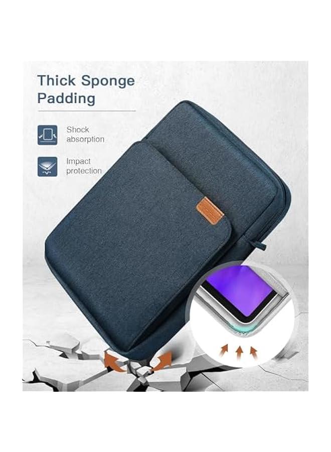 موكسو شطة تالت 12.9 اش م الميكاكوز، حافظة تالت للسفر مع حزام كتف متوافقة مع اياد رو 12.9 M2 2022/2021/2020، لاتو سيرفس جو 12.4 اش، جالكسي تا (ازرق) - Image 4