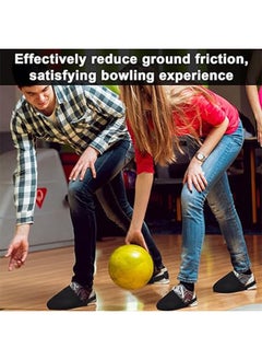 Realfrog Bowling Shoe Slider 2 Pack Bowling Shoe Cover with Elastic Band Adjustable Bowling Accessories for Men Women Bowler Playing Ball Dancing  - Image 3
