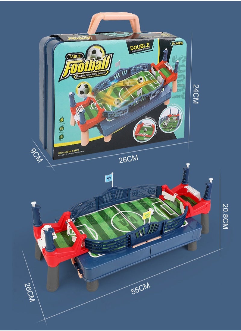 MileMelo Football Table Interactive Game Soccer Games Table Foosball Table for Boy Adults Kids Family Game Night Fun Mini Foosball Indoor Outdoor Party Games Toys Gifts  - Image 2