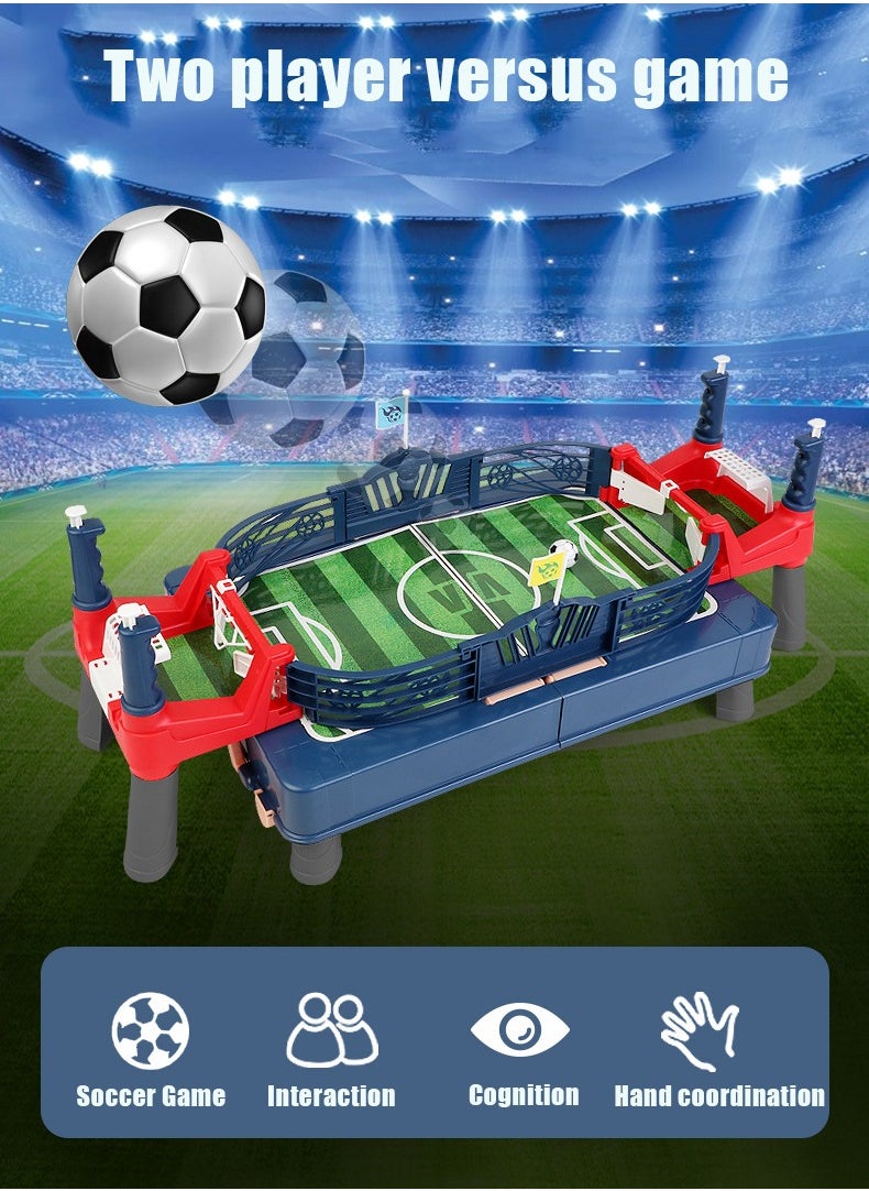 MileMelo Football Table Interactive Game Soccer Games Table Foosball Table for Boy Adults Kids Family Game Night Fun Mini Foosball Indoor Outdoor Party Games Toys Gifts  - Image 3