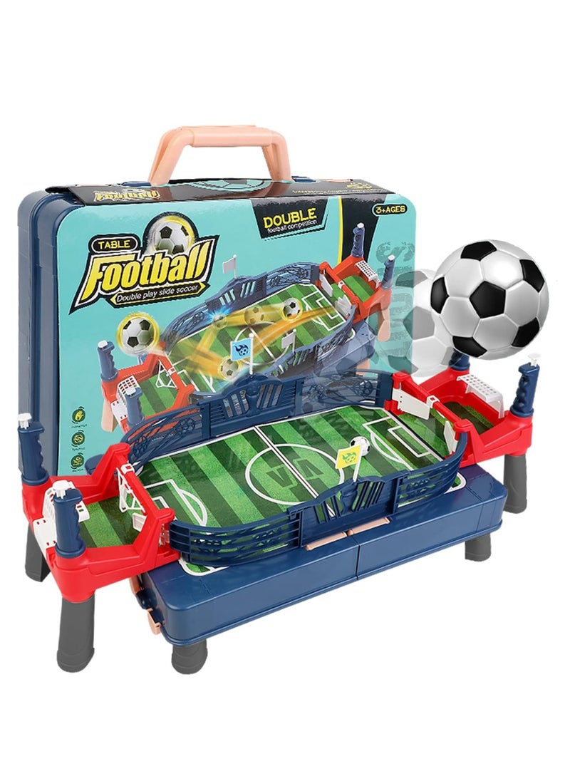MileMelo Football Table Interactive Game Soccer Games Table Foosball Table for Boy Adults Kids Family Game Night Fun Mini Foosball Indoor Outdoor Party Games Toys Gifts  - Image 1