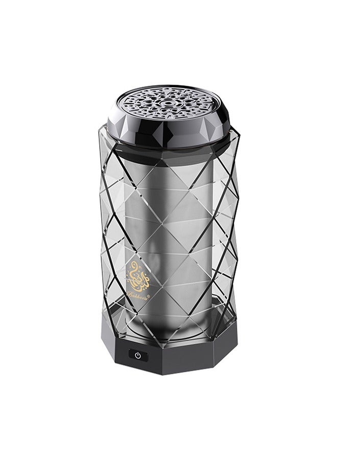 بخون - مبخرة بخور إلكترونية أصلية، مبخرة كريستال، مبخرة عربية، مبخرة عربية، جودة عالية للمنزل، السيارة، هدية بخور - Image 3