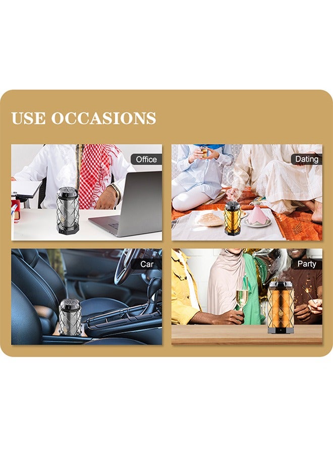 بخون - مبخرة بخور إلكترونية أصلية، مبخرة كريستال، مبخرة عربية، مبخرة عربية، جودة عالية للمنزل، السيارة، هدية بخور - Image 5