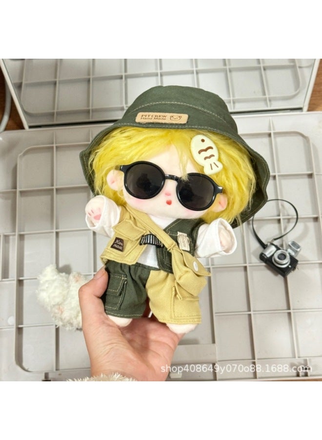 20cm Doll Cotton Doll Dress Cute Super Cute Doll Suit Original A Generation Of Hair-Color:Xiaochai Zhu Guli (3 Points)