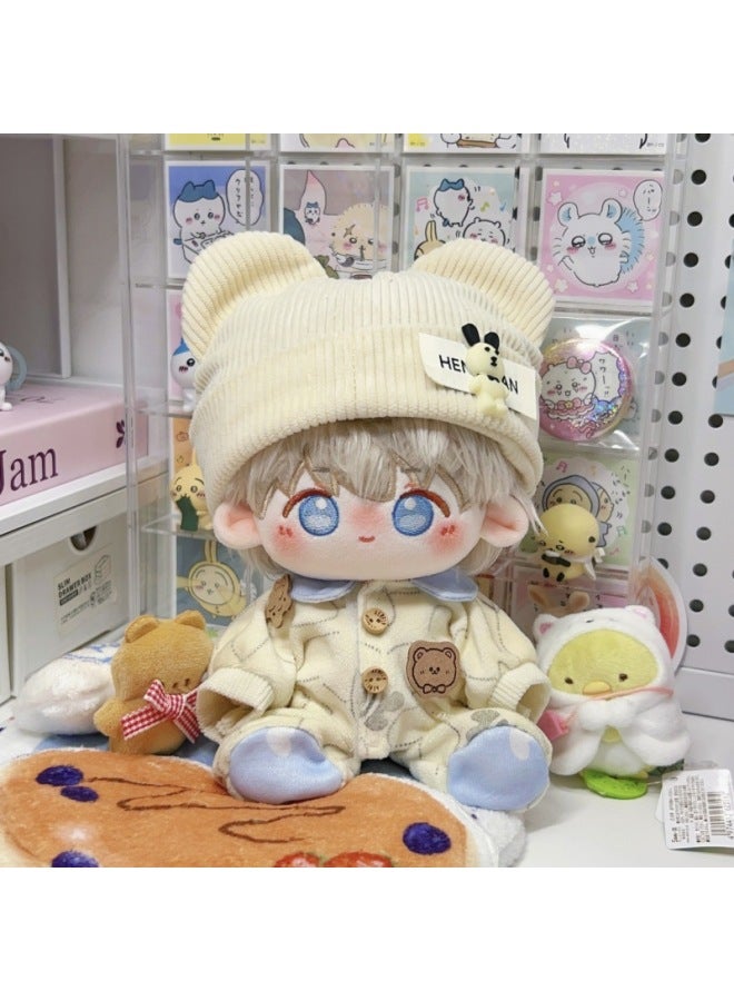 20cm Doll Cotton Doll Dress Cute Super Cute Doll Suit Original A Generation Of Hair-Color:Xiaochai Zhu Guli (3 Points)