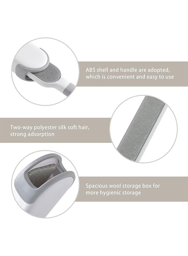 JCB CHIC فرشاة إزالة شعر الحيوانات الأليفة أمشاط الحيوانات الأليفة أمشاط القطط والكلاب الأصلية مفرش سرير الأريكة فرشاة تنظيف منزلية محمولة للسفر - Hurricane Fur wizard (2 قطعة) - Image 2