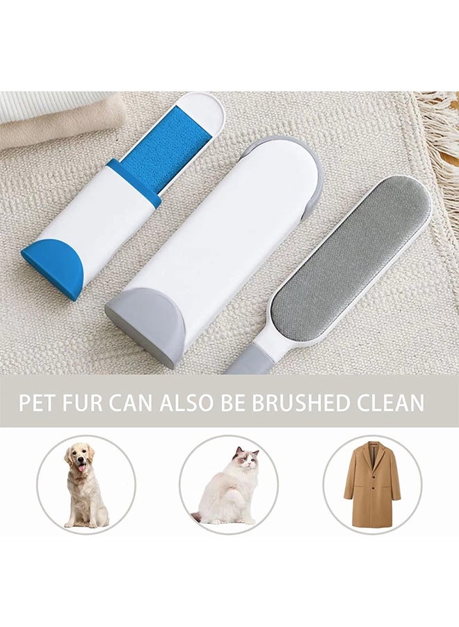 JCB CHIC فرشاة إزالة شعر الحيوانات الأليفة أمشاط الحيوانات الأليفة أمشاط القطط والكلاب الأصلية مفرش سرير الأريكة فرشاة تنظيف منزلية محمولة للسفر - Hurricane Fur wizard (2 قطعة) - Image 4
