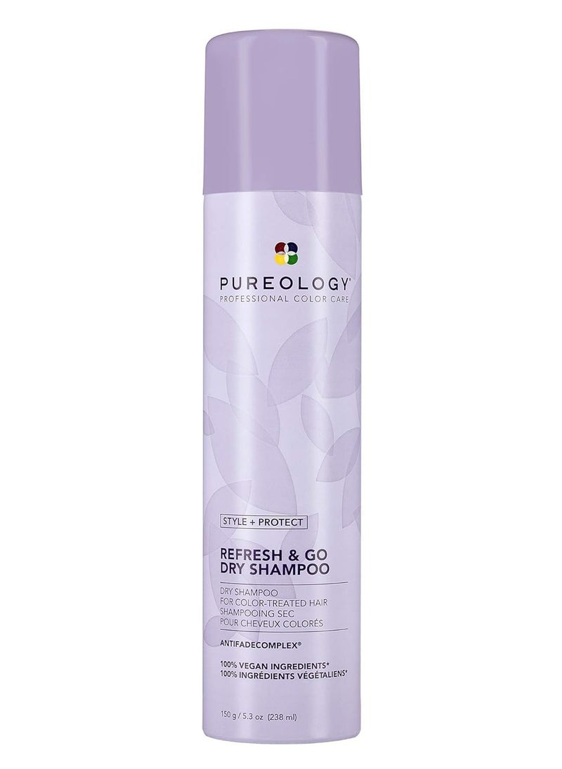 PUREOLOGY Pureology Style + Protect Refresh & Go Dry Shampoo | For Color-Treated Hair| Vegan  - Image 1