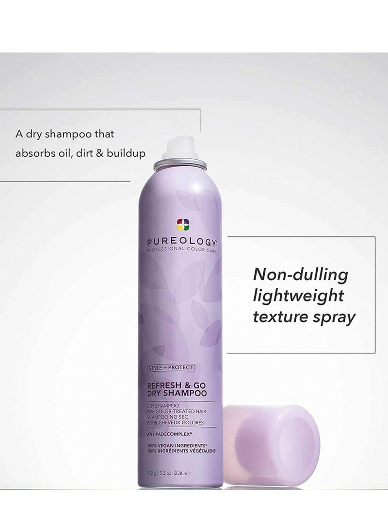 PUREOLOGY Pureology Style + Protect Refresh & Go Dry Shampoo | For Color-Treated Hair| Vegan  - Image 2