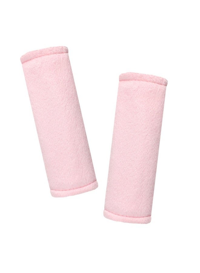 GFU Car Seat Strap Pads for Baby, Soft Shoulder Pads for Comfort, Reversible Seatbelt Covers for Kids, Perfect for Baby Car Seat, Stroller, Swing, High Chair, Size: 6.5 x 6.5 inch, Pink - Image 1