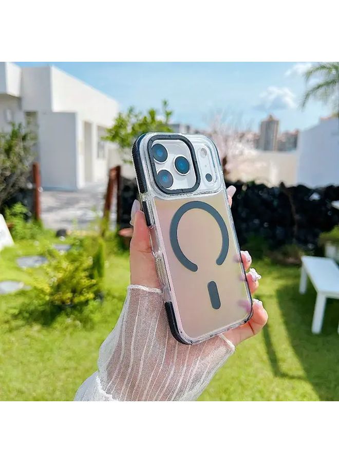 Color Changing Magnetic Phone Case Purple For IPhone 17 Pro Strong Stylish Gift - Image 3