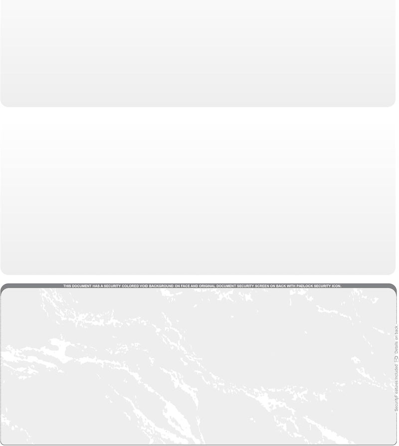 CAROUSELCHECKS 500 Blank Laser/Computer Checks Bottom Style (Gray Marble) - Image 1